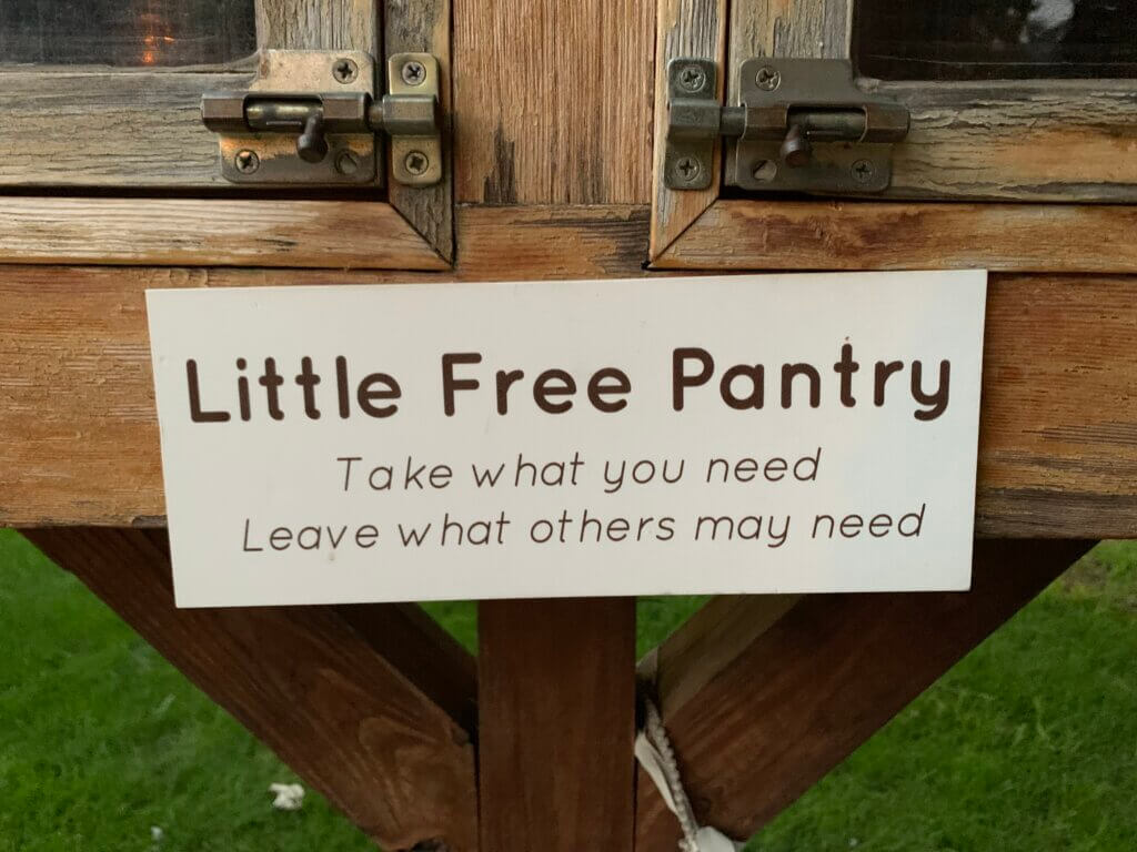 Little Free Pantry: Take what you need, Leave what others may need